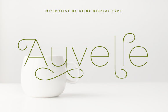 Auvelle: The Elegant Display Font for Marketers