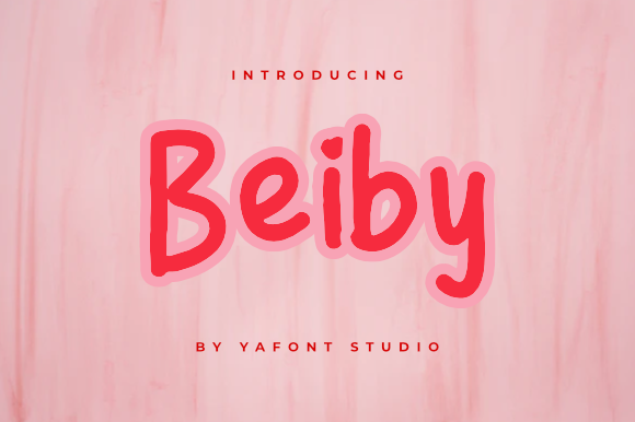 Beiby: A Quirky Display Font for Editorial Design