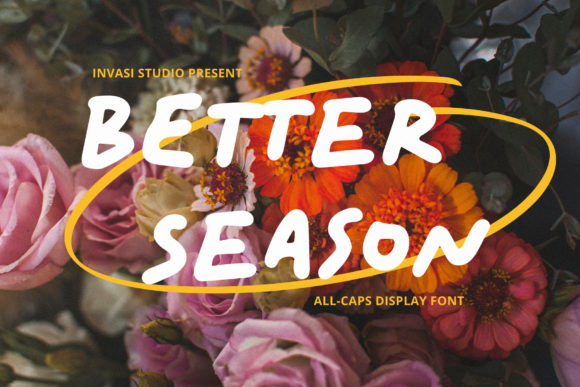Better Season: A Friendly Display Font for Your Brand