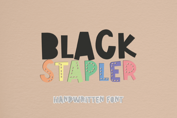 Black Stapler: A Playful Display Font for Editorial Design