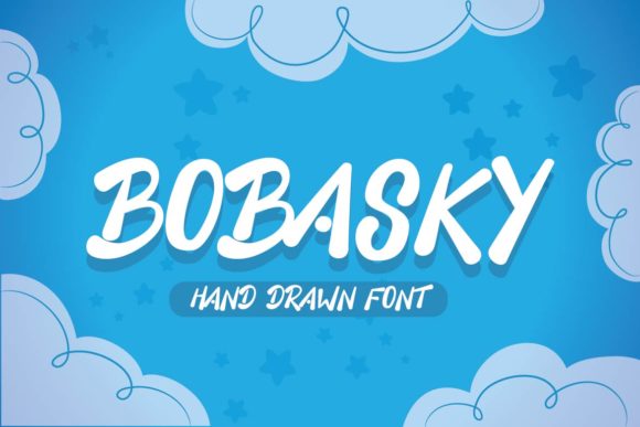 Bobasky: A Chunky Display Font for Editorial Impact