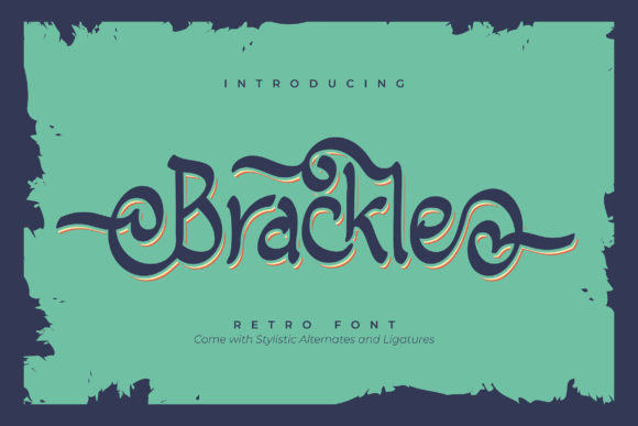 Brackle: A Distinct Display Font for Makers