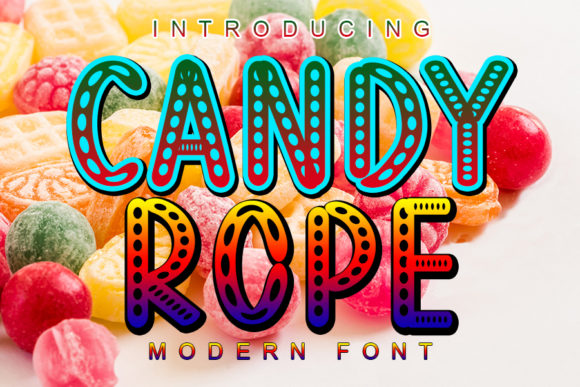 Candy Rope: A Quirky Display Font for Joyful Branding