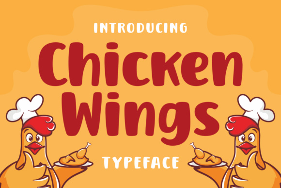 Chicken Wings: A Bold Display Font for Web Design