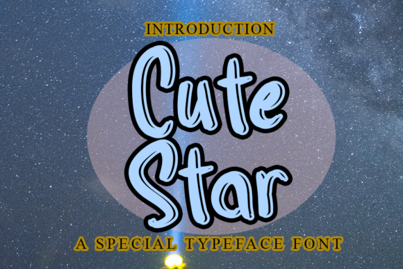Cute Star: A Playful Display Font for Creative Branding