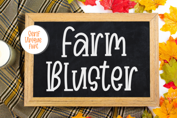 Farm Bluster: A Quirky Display Font for Campaigns