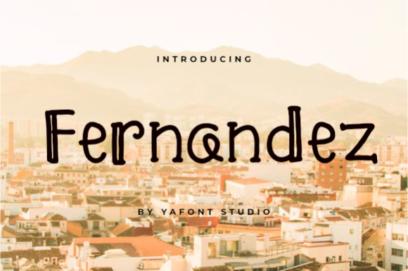 Fernandez: A Real-World Display Font Review