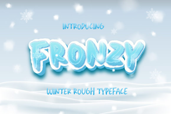 Fronzy: A Bold Cartoon Display Font for Branding