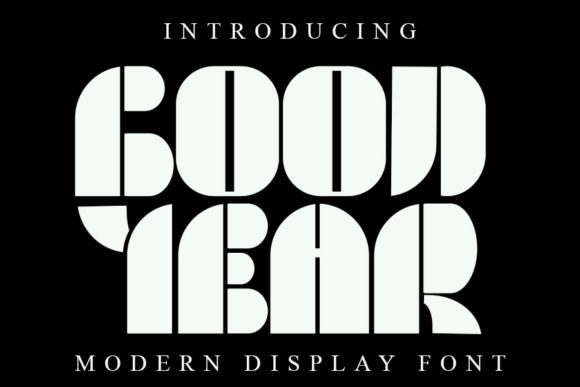 Good Year: A Bold Display Font for Creative Branding