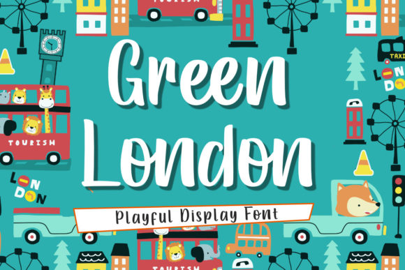 Green London: A Playful Display Font for Your Brand
