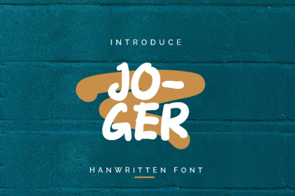 Joger: A Bold Display Font for Campaigns