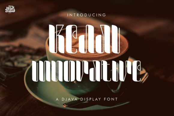 Kedai Innovative: A Unique Display Font for Brand Identity