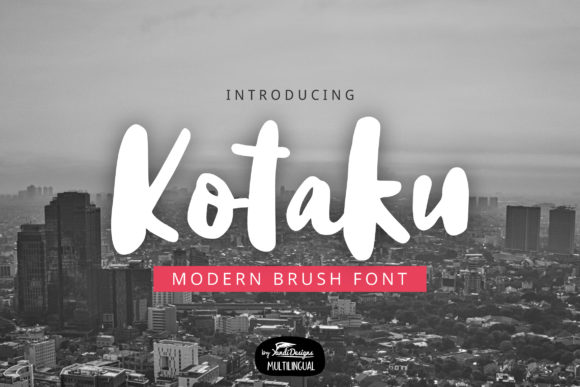 Kotaku: A Bold Display Font for Modern Branding