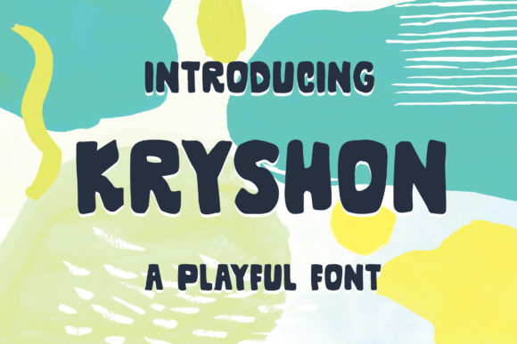 Kryshon: A Playful Display Font for Creative Branding
