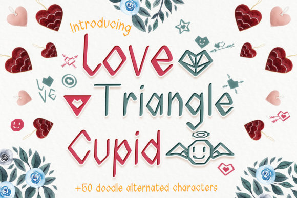 Love Triangle Cupid: A Playful Display Font for Web Design