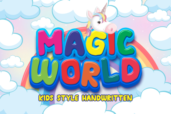 Magic World: A Playful Display Font for Marketers