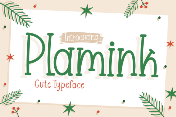 Plamink: A Whimsical Display Font for Modern Web Design
