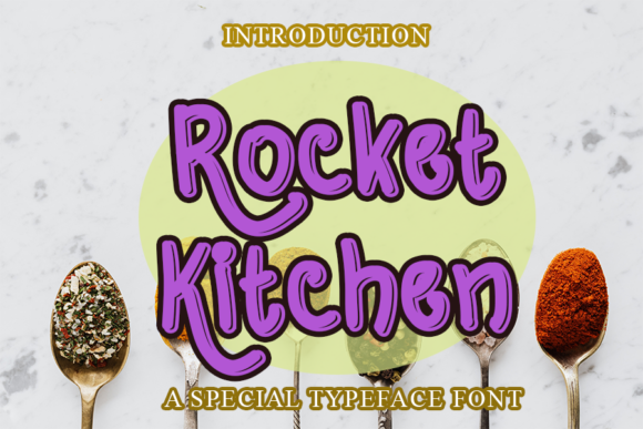 Rocket Kitchen: A Playful Display Font for Web Design