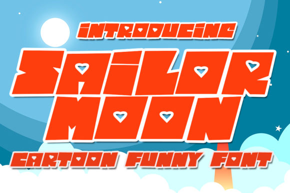 Sailor Moon: A Bold Display Font for Web Design