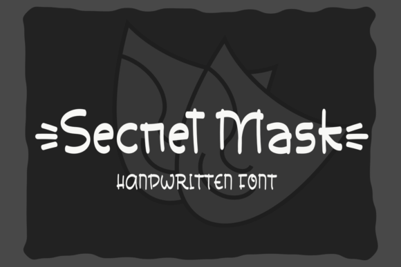 Secret Mask: A Versatile Display Font for Crafters