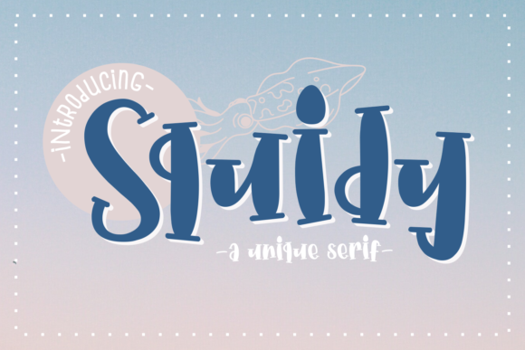 Squidy: A Quirky Display Font for Web Design
